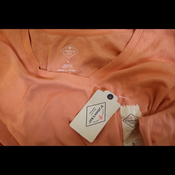 New with tags St. John’s Bay v neck long sleeve - Picture 7 of 7